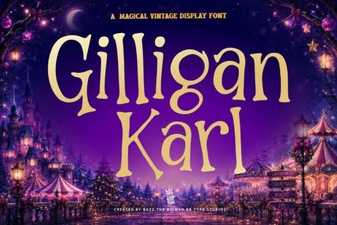 Gilligan Karl: Font Design & Project Ideas