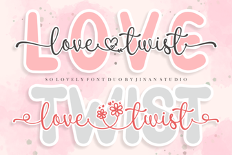 Love Twist Duo Font Pairings & Projects