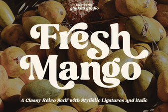 Fresh Mango Font: Creative Design Inspiration