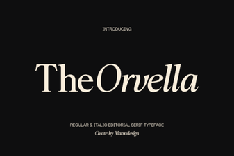 Orvella Font: a Bold Design for Creative Projects