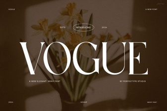 The Art of Typography: Exploring the Vogue Font